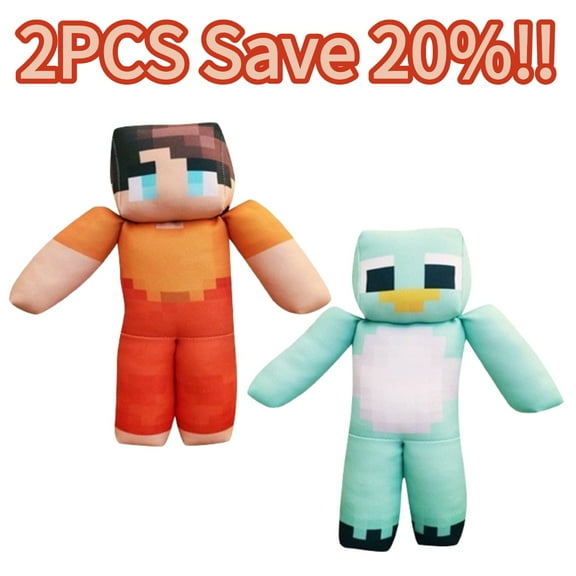 Milo and Chip Plush,99 Nights in The Forest Figure Dolls 10 Inch Cute Game Character Plushies Toy,Soft Stuffed Pillow Doll Games Merch Gift for Fans - A+B