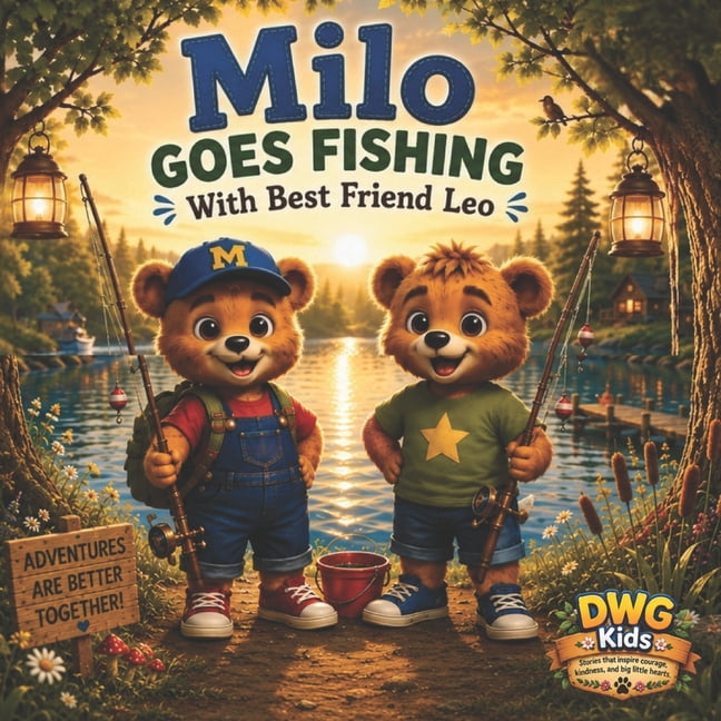 Milo Goes Fishing with Best Friend Leo, (Paperback)
