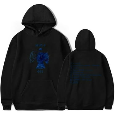 Milo J 111 Album Printed Hoodie Unisex Hooded Drawstring Pocket Pullover