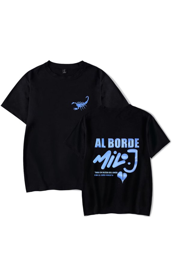 Milo J Alborde Song Merch Pop Graphics Print Crew Neck Unisex Casual Trendy Short Sleeve T-Shirt