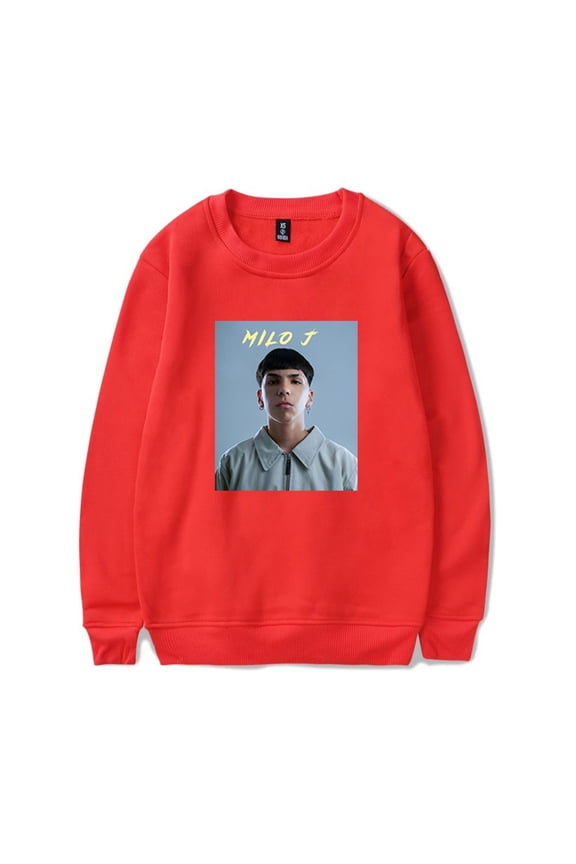 Milo J Crewneck Hip Hop Style Sweatshirt Fashion Crewneck Unique Clothes for Men