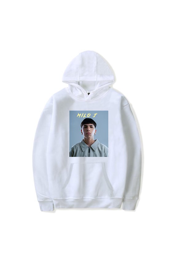 Milo J Hoodie Hip Hop Style Pullover Casual Longsleeve Clothes Unique Sweatshirt