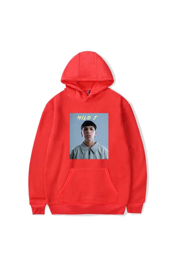 Milo J Hoodie Hip Hop Style Pullover Casual Longsleeve Clothes Unique Sweatshirt