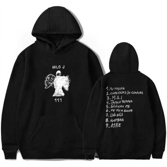 Milo J Hoodies 111 Album Merch Print Women Men Fashion Casual Singer Long Sleeve Sweatshirts