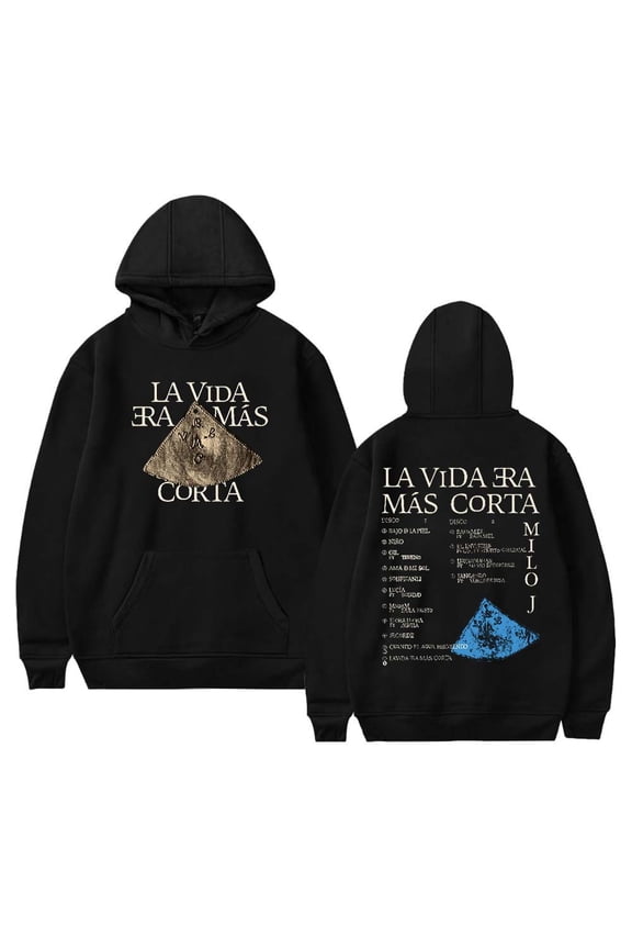 Milo J La Vida Era Mas Corta Merch Hoodies Women Men Casual Long Sleeve Sweatshirt Clothes
