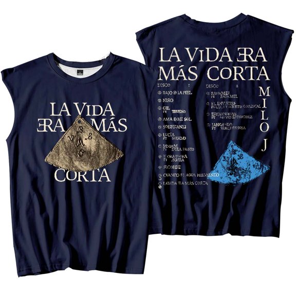 Milo J La Vida Era Mas Corta Merch Tank Tops Sleeveless T-Shirt port Vest Women Men Casual Outdoor Sportwear