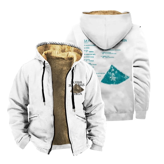 Milo J La Vida Era Mas Corta Zipper Jacket Long Sleeve Winter Parka Women Men Casual Fashion Coat