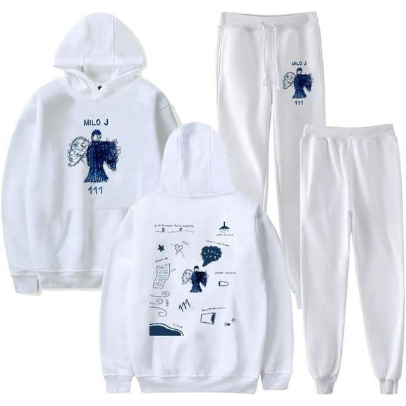 Milo J Singer Hoodies Set 111 Album Merch Print Women Men Fashion Casual Streetwear Sweatshirts