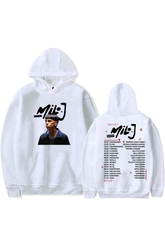 Milo J Tour Hoodies 111 Album Merch Winter Women Men Fashion Casual Streetwear Sweatshirts