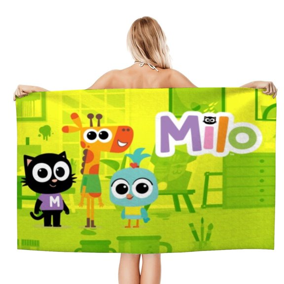 Milo TV SeriesMilo TV Series Gifts Beach Towel for Women Girl Birthday Inspired Fan Bath Outdoor Music Lover