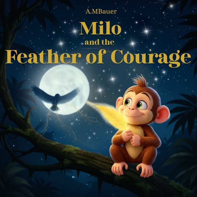 Milo the Monkey's Magical Lessons Milo and the Feather of Courage: A Magical Children's Picture Book About Courage and Self-Belief: A heartwarming bedtime, Book 3, (Paperback)