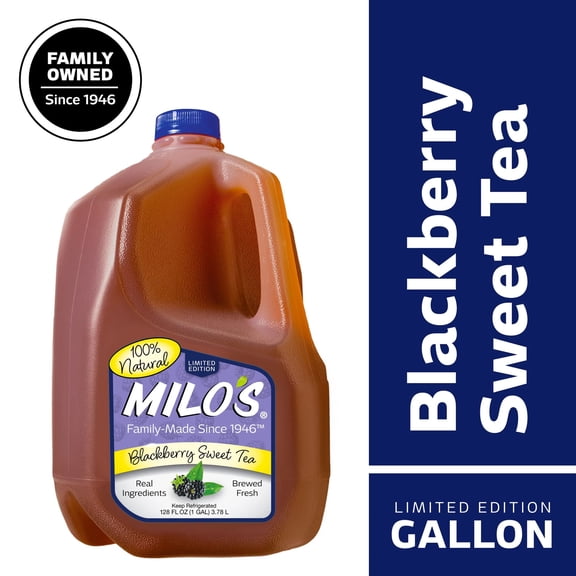 Milo’s Blackberry Sweet Tea, 128 fl oz