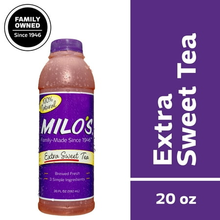 Milo's Extra Sweet Iced Tea 20 fl oz single serve-Pack Of 2