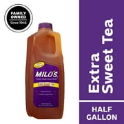 Milo's Extra Sweet Iced Tea Half Gallon, Fresh Brewed Refrigerated Tea 64 fl oz