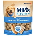 thumbnail image 1 of Milo’s Kitchen Chicken Meatballs Dog Treats, 28 oz Bag, 1 of 11