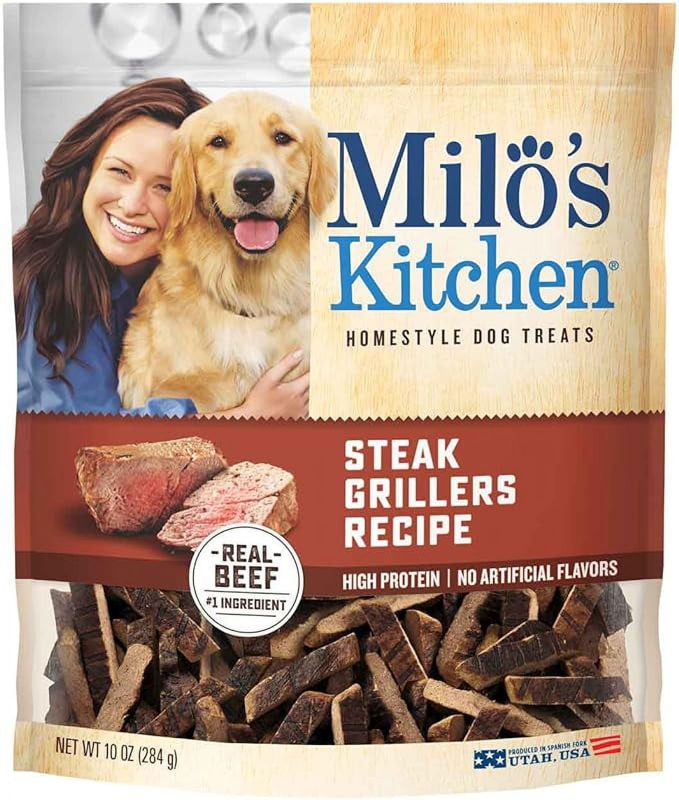 Milo's Kitchen Dog Treats, Steak Grillers, 10 Ounce