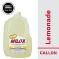 thumbnail image 1 of Milo's Lemonade Juice Drink 100% Natural, 128 fl oz Refrigerated Jug Caffeine Free, No Added Colors, 1 of 12