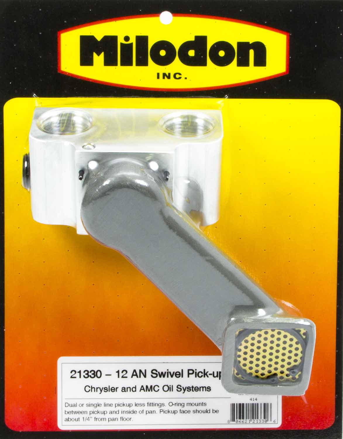 Milodon 21330 MLD21330 OIL SYS SWIVEL PU DUAL LINE - Walmart.com