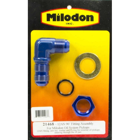 Milodon 21468 MLD21468 90 FITTING/NUT/WSHR/O-RING
