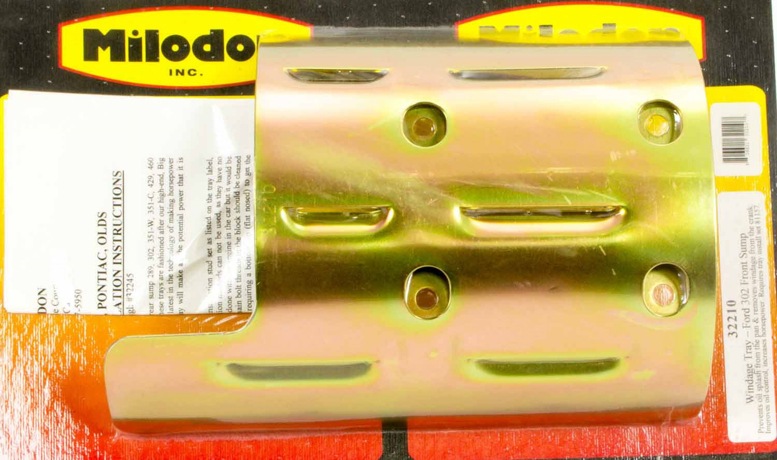 Milodon 32210 MLD32210 WINDAGE TRAY SBF FRONT SUMP