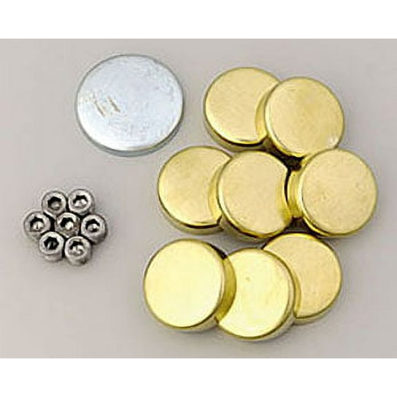 Milodon 34032 MLD34032 BRASS FREEZE PLUGS SBC 400