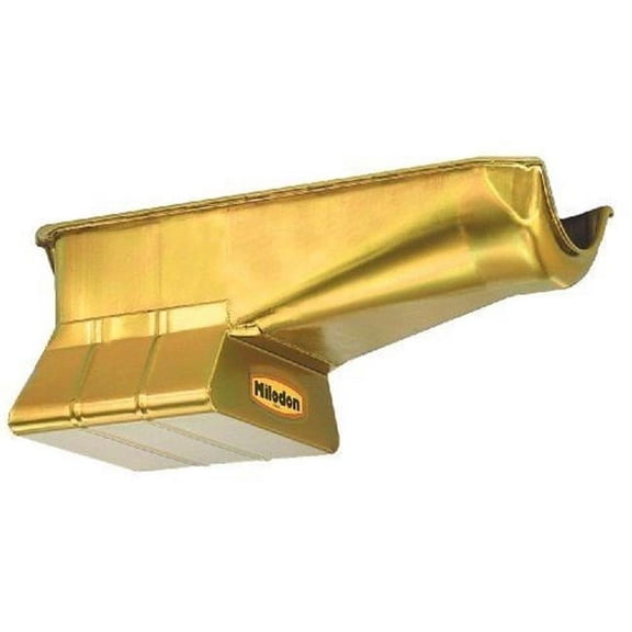Milodon  Steel - Gold Zinc Plated Street and Strip Oil Pan