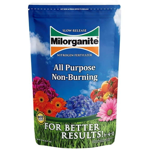 Milorganite 0605 Garden Care Organic Fertilizer, 5-Pound. by Milorganite. Set of 3