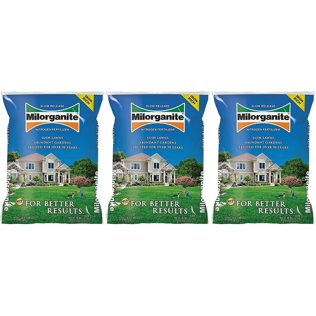 0636 Organic Nitrogen Fertilizer, 32Pound, 3Pack, Reduces