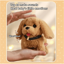 Milow - My Realistic Robot Puppy, Milow Robot Puppy, Plush Toy Dog Robot Puppy - Walking, Barking, Tail Wagging, Walking Dog Toy
