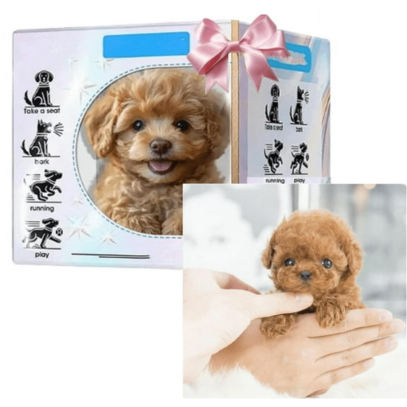 Milow Robot Puppy, Milow - My Realistic Robot Puppy, Milow robotics Dog, Milow Robotics Puppy, Electronic Interactive Pet Dog, Interactive Plush Pet Kids Toys, Sit Barks Walk Run