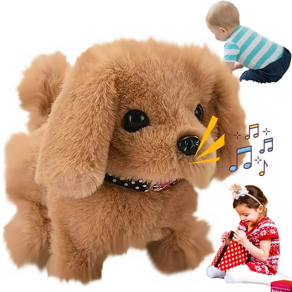 Milow Robot Puppy, Milow - My Realistic Robot Puppy, Robot Puppy That Acts Like A Real Puppy, Toy Dogs That Walk and Bark, Like A Real Puppy, Gift for Men Women Friend