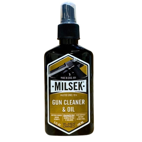 Milsek Gun Cleaner & Oil, All-in-One CLP Gun Cleaner, Lubricant & Protectant, Rust & Corrosion Protection, 5 oz
