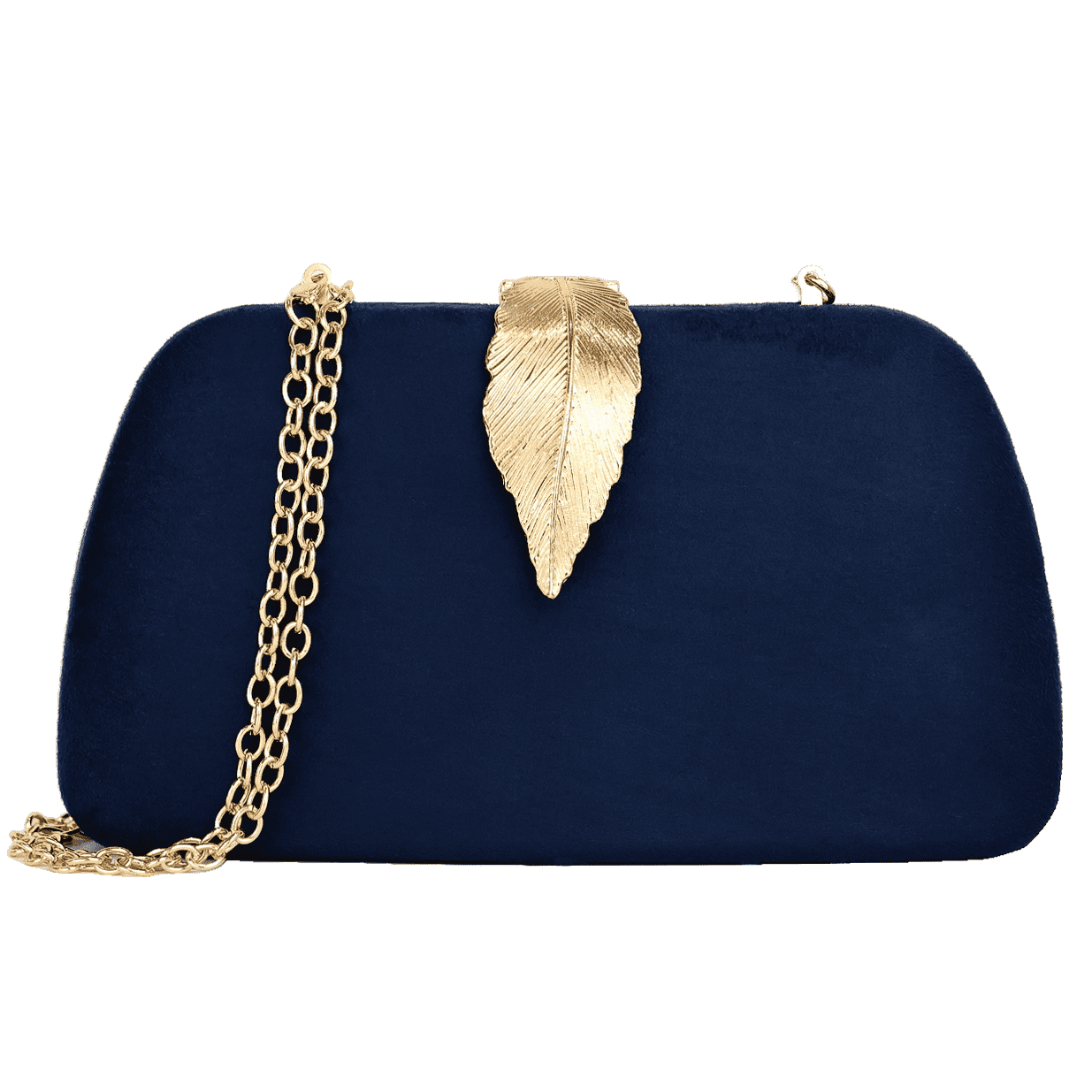 エンダースキーマ Hanging Purse(NAVY) Milisente Envelope Clutch Purse, Suede, Metallic Small Evening Bag
