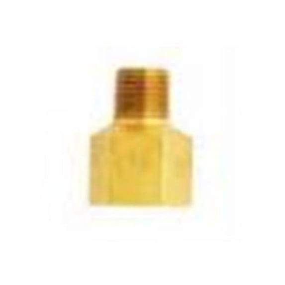Milto Brass Adapter NPT Female 0.38 x Male 0.25 in.