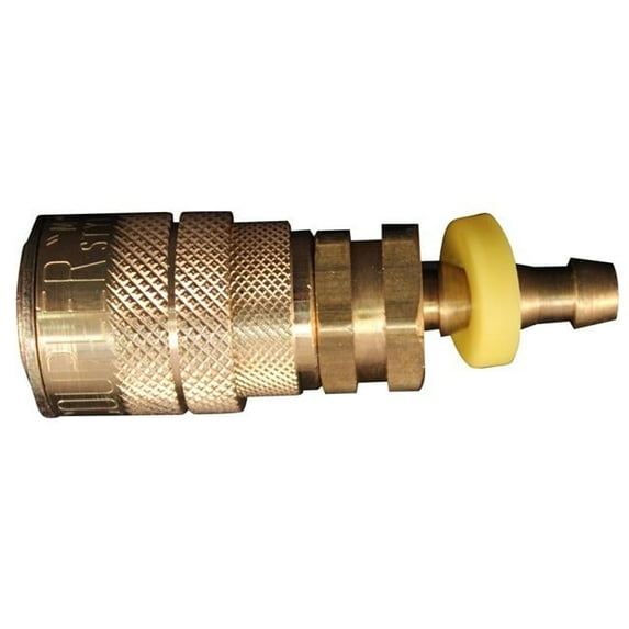 Milton 0.25 in. Hose Barb M Style Push On & Lock Coupler