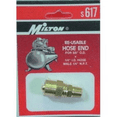 thumbnail image 1 of Milton 1/4" MNPT 5/8" OD Reble Hose End Fitting, 1 of 2