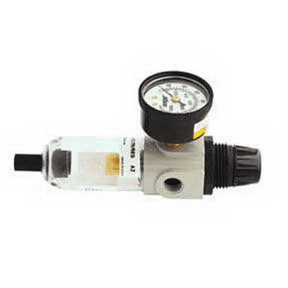 Milton 1/4" NPT Polycarbonate Mini Piggyback FR Duo