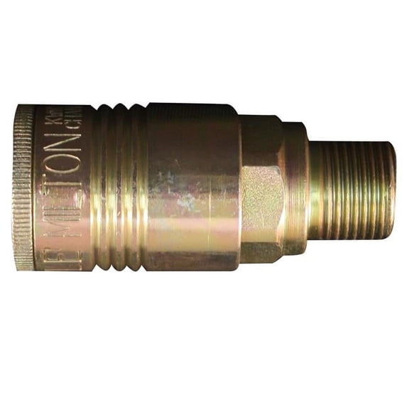 Milton 1806BK 0.37 in. MNPT P Style Coupler