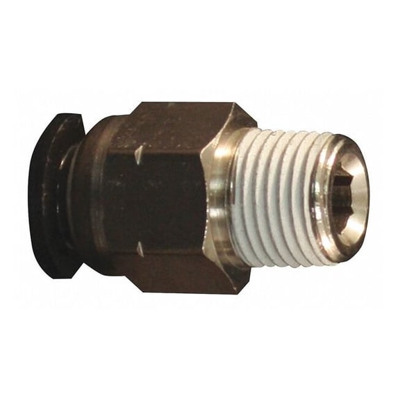 Milton 2200-3 1/4" MNPT 1/4" OD Push to Connect Tube Fitting - Box of 10
