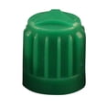 thumbnail image 1 of Milton 438 TR VC8 Green Plastic Dome Cap - Box of 100, 1 of 1