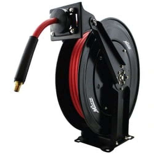 Milton 50' Auto-Retracting Air Hose Reels, Sturdy Dual-Arm