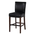 thumbnail image 1 of Milton Bonded Leather CTR Stool, Black, 1 of 12