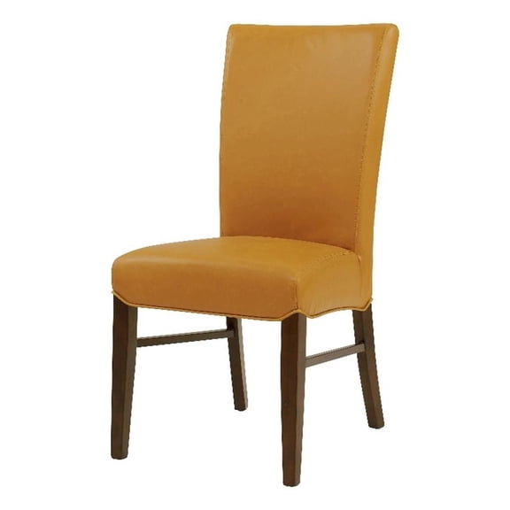 Milton Bonded Leather Dining Chair (Set of 2), Multiple Colors