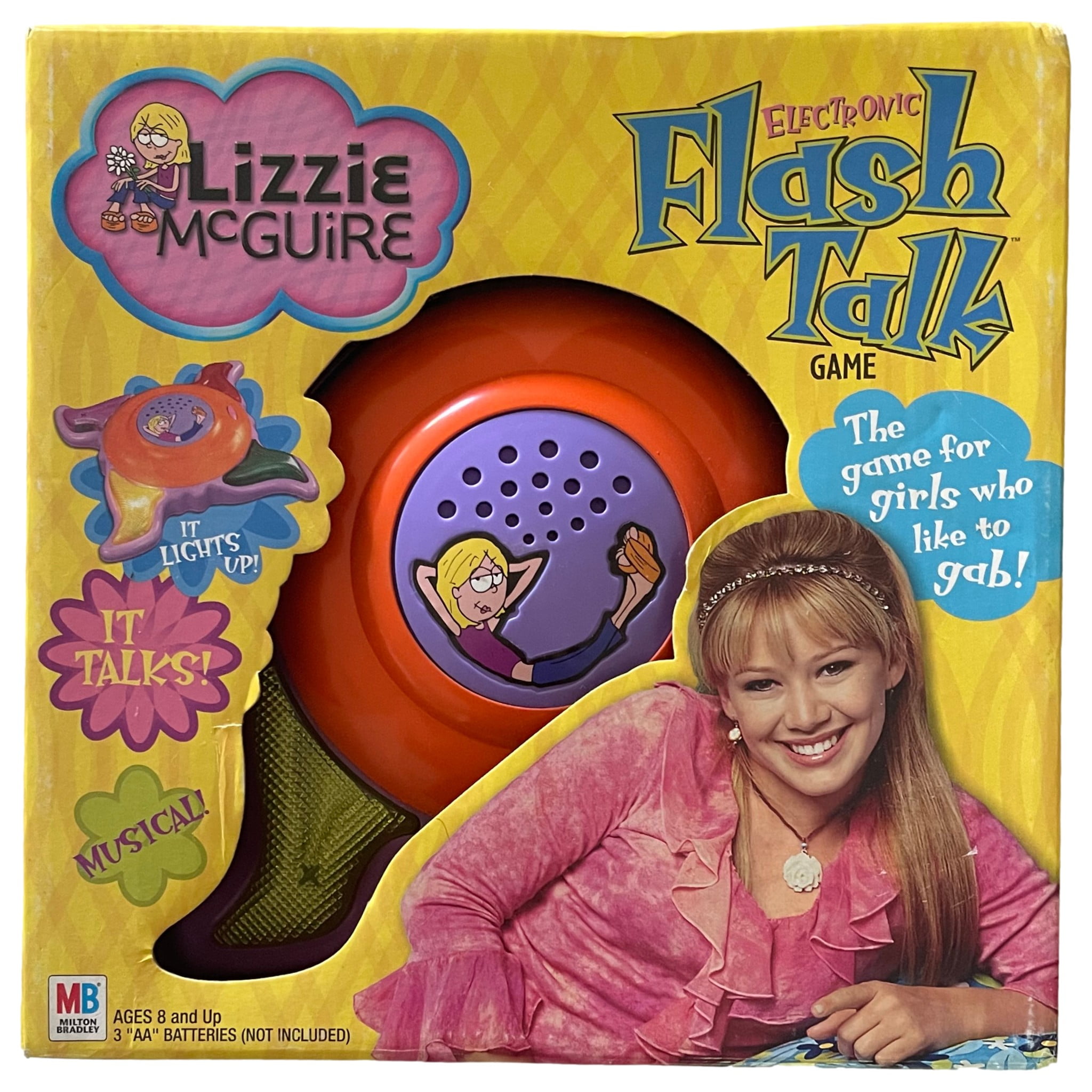 Milton Bradley Lizzie McGuire Flash Talk Electronic Game Girls Fun