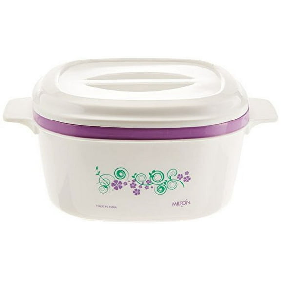 Milton Casino Hot Pot Keep Warm/Cold Insulated Casserole with Stainless Steel Insert, 2300ml/Small, White