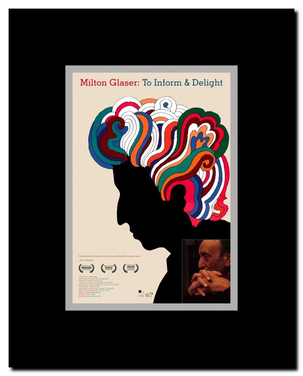Milton Glaser: To Inform and Delight Framed Movie Poster
