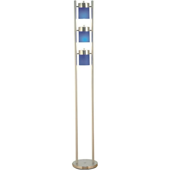 Milton Green Stars Santino Contemporary 65-Inch Floor Lamp-Color:Blue