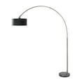 thumbnail image 1 of Milton Green Stars Sophia Adjustable 81-Inch Arc Floor Lamp with Marble Base-Color:Black, 1 of 3