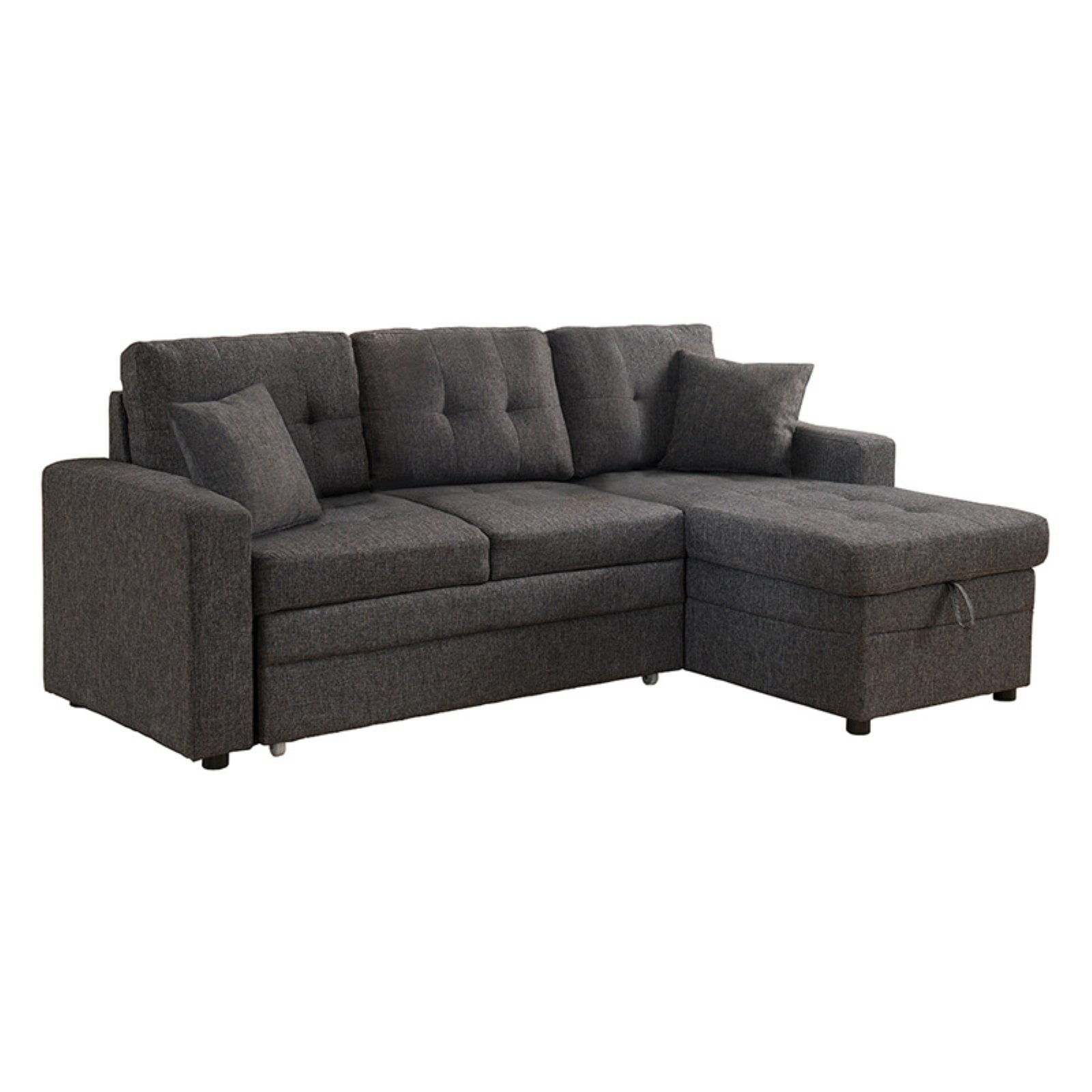 Milton Greens Stars Darwin Sectional Sofa with Storage and Pull Out Bed