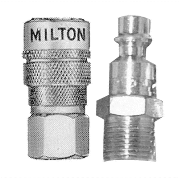 Milton Industries 1/4" F. Body & M. Plug M-Style